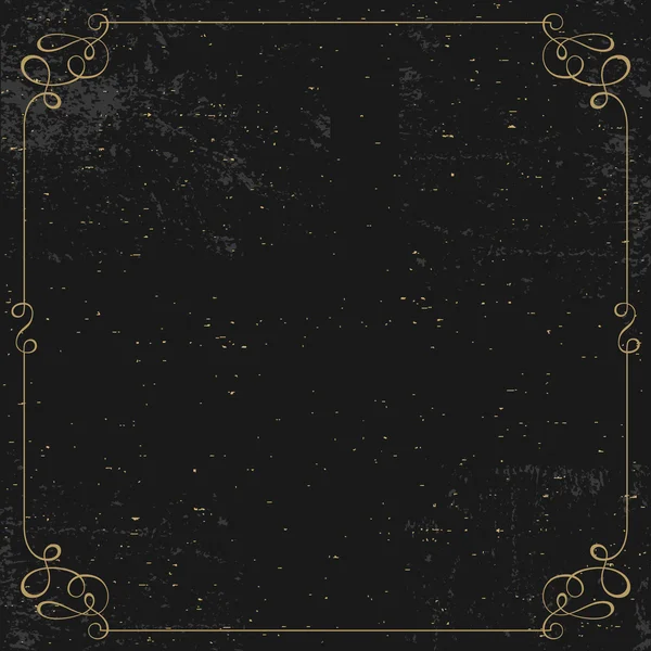 Black antique frame — Stok Vektör