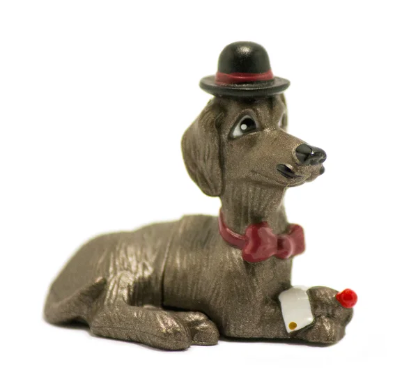 Brinquedo cão estatueta — Fotografia de Stock