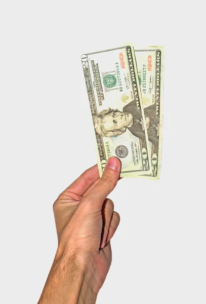 Money in hand — Stock Photo, Image