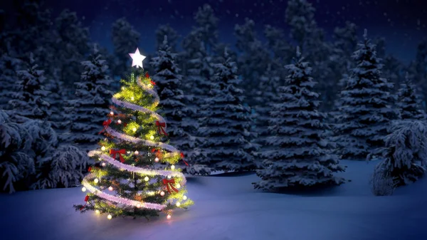 Kerstboom — Stockfoto