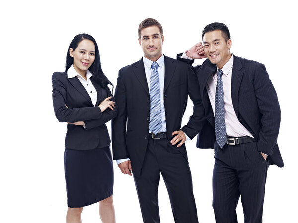 portrait of a multinational business team