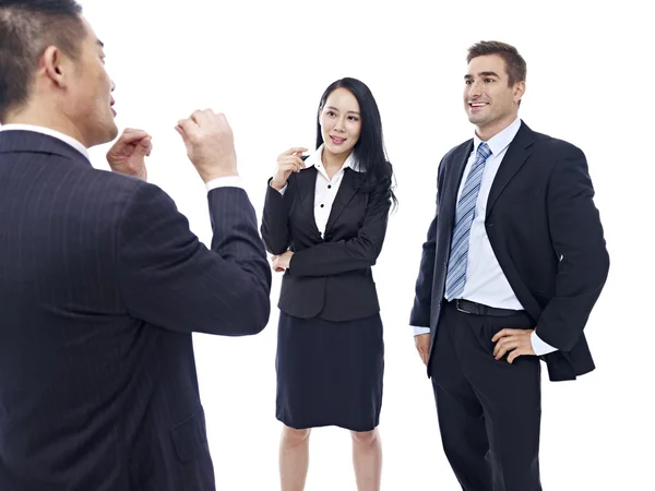 Business people chatting — Stock Photo, Image