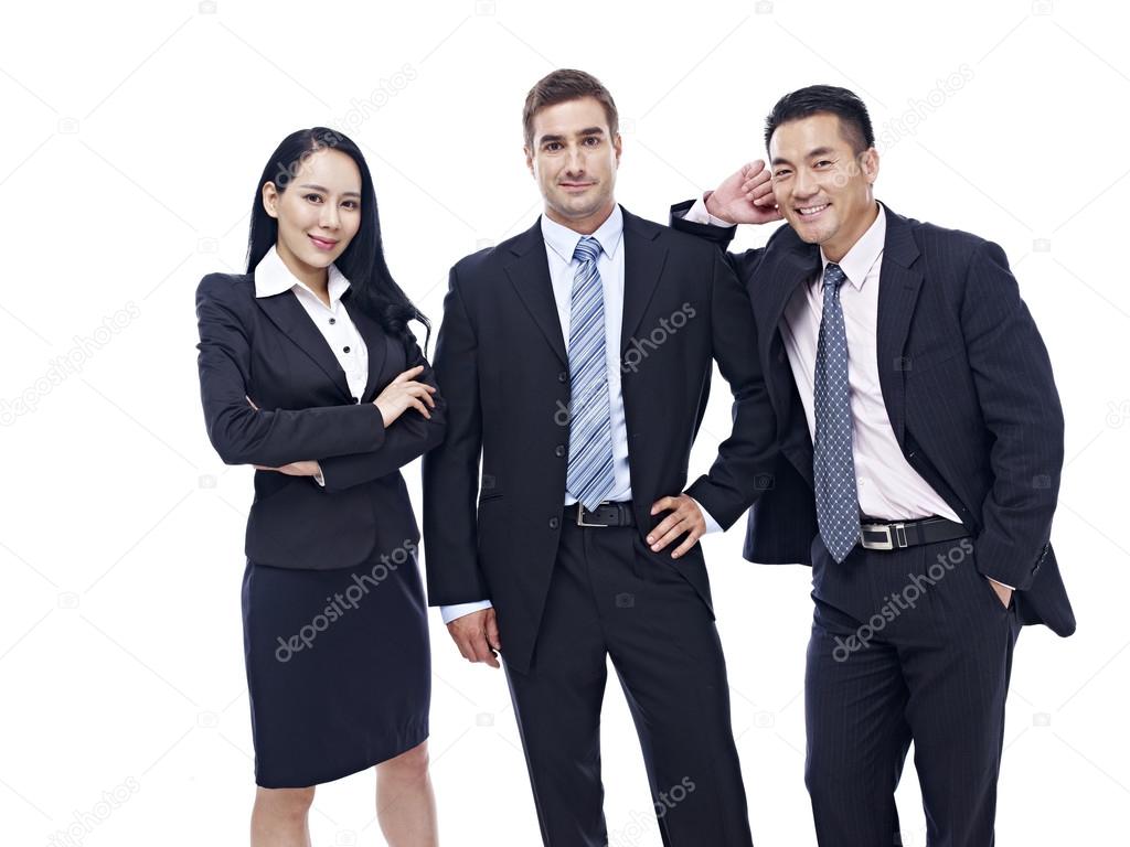 portrait of a multinational business team