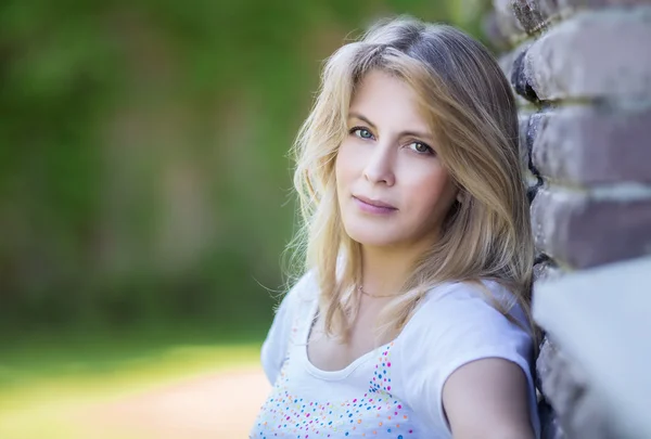 Retrato de rubia Fotos de stock libres de derechos