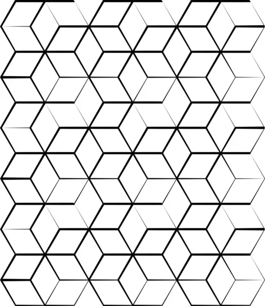 Simple Intersecting Honeycomb Background — Stock Vector