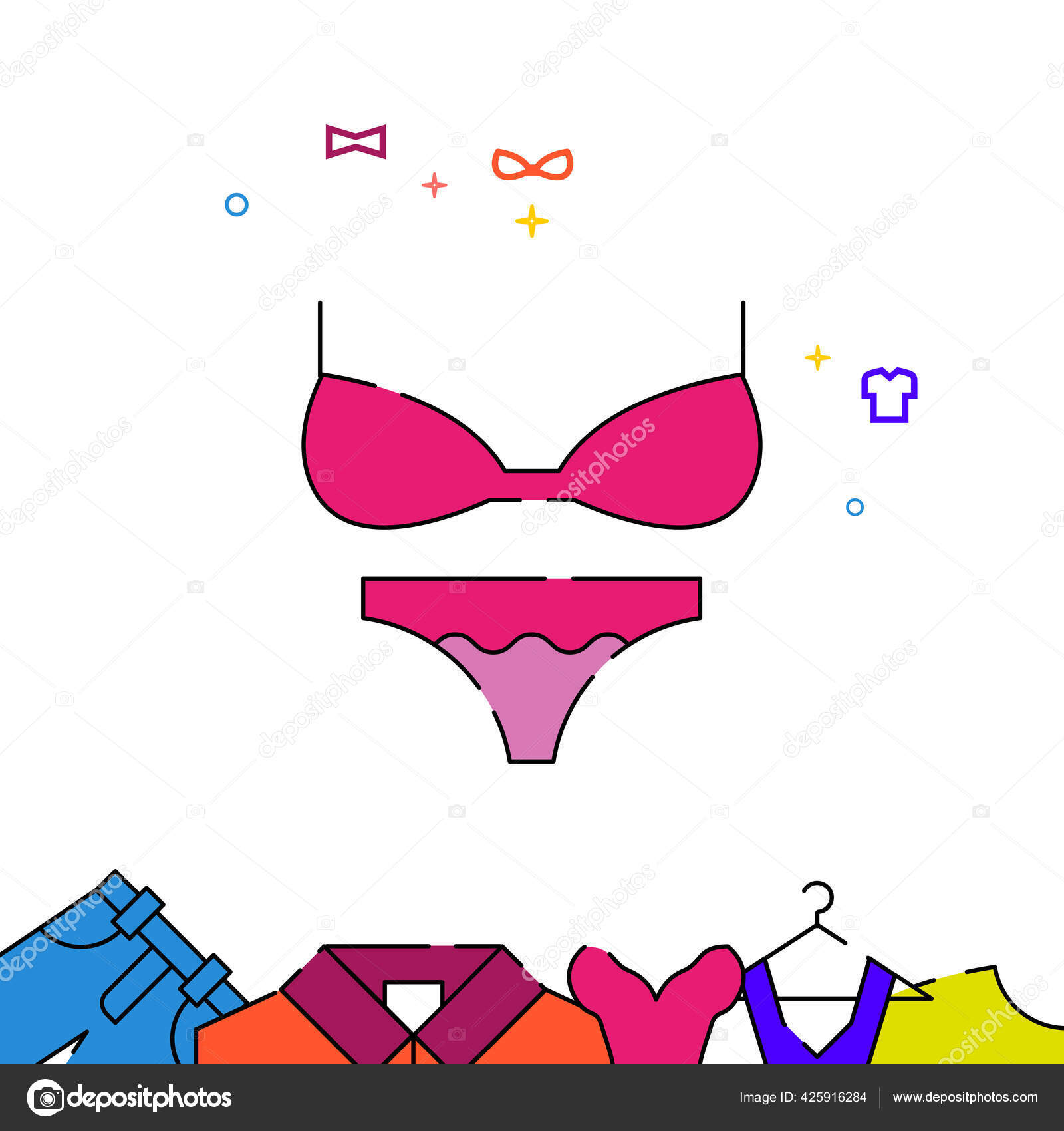 ブラとパンティーは ラインベクトルのアイコンを記入し シンプルなイラスト ドレス 下の境界線に関連する服を着て ストックベクター C Ivanburchak ブラとパンティーは ラインベクトルのアイコンを記入し シンプルなイラスト ドレス 下の境界線に関連する服を着て ストックベクター C Ivanburchak
