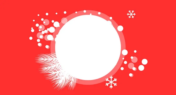Neon Orange Christmas background flat style vector illustration — 图库矢量图片