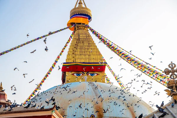 Kathmandu Nepal Januari 2021 Boudhanath Stupa Kathmandu Nepal — Stockfoto