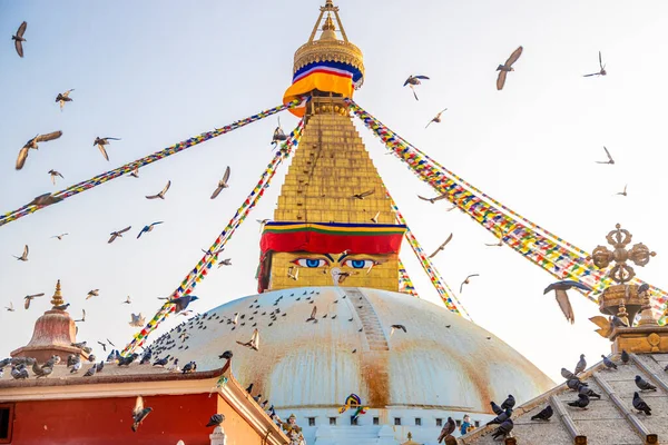 Kathmandu Nepal Januari 2021 Boudhanath Stupa Kathmandu Nepal — Stockfoto