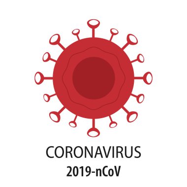 Covid-19 'u durdurun, Coronavirus COVID-19 vektör Illustration konsepti. Sosyal uzaklık