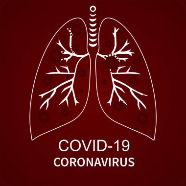 Wuhan 2019 Coronavirus -nCoV konsepti. Arka plan için Çin virüsü şablonu, afiş, metin başlıklı poster. EPS10 'un Vektör illüstrasyonu