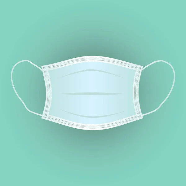 Ağız koruyucusu, maske, ilaç vektör resimleme