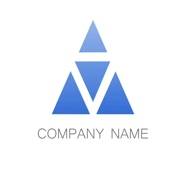 Modelo Vetor Para Logotipo Sua Empresa Logotipo Moderno Modelo Corporativo — Vetor de Stock