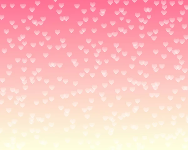 Pattern Hearts Vector Illustration Pink Background — Stock Vector