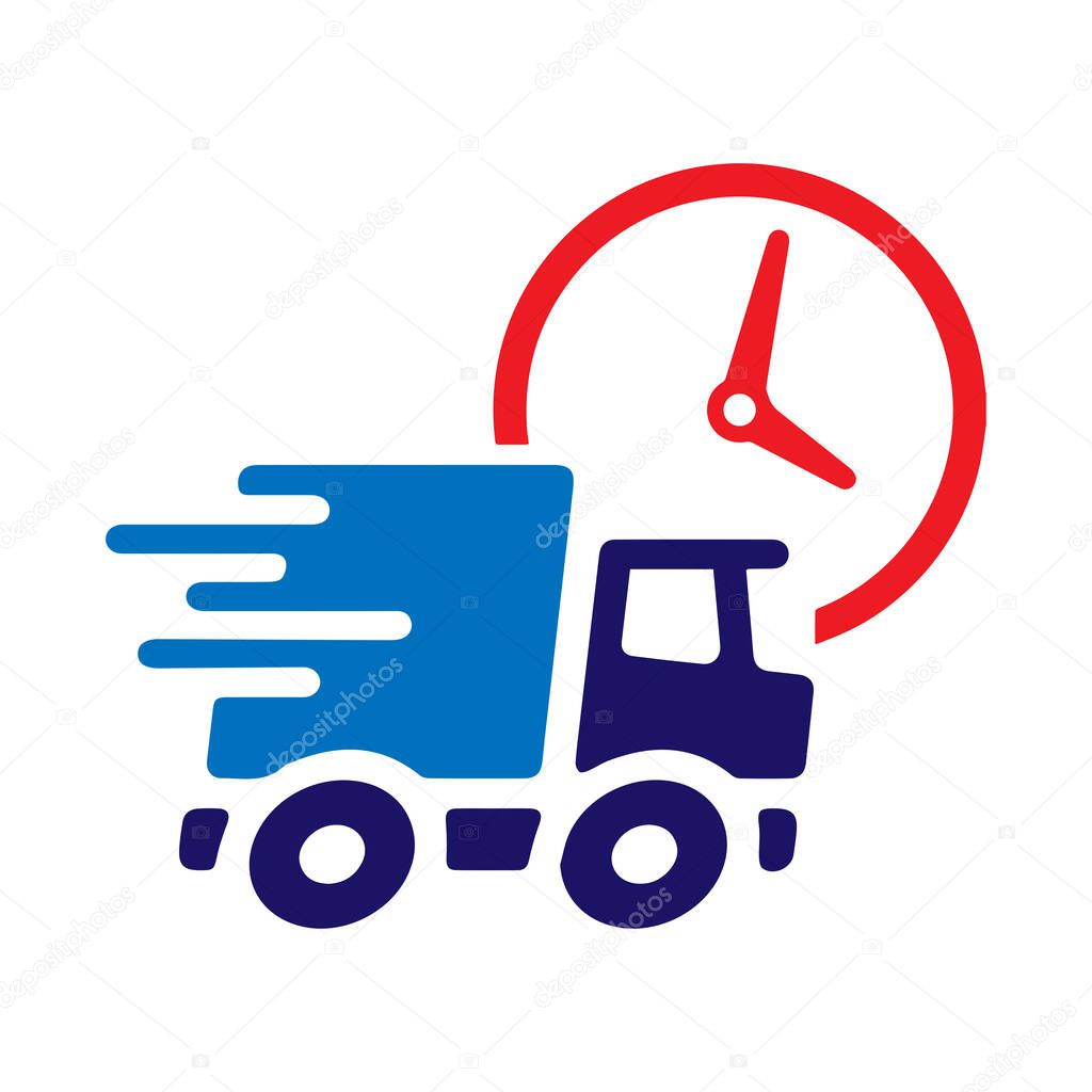 Auto watch fast shipping icon