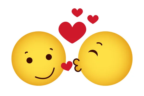 Vektorgrafiken Two Hearts Emoji Vektorbilder Two Hearts Emoji Depositphotos