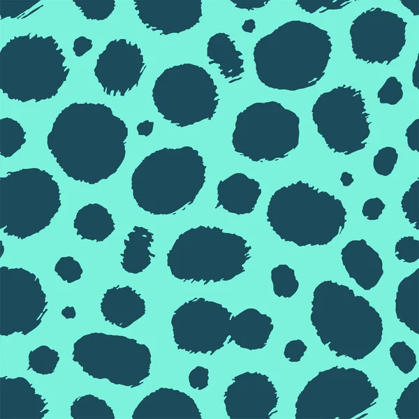 Vector Cheeta Huid Naadloos Patroon Abstract Wilde Dieren Luipaardvlekken Met — Stockvector