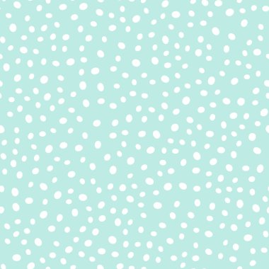 Vektör Kış Yağmuru Kusursuz Düzen. Noel 'de düşen kar izi çizilmiş. Soyut noktalar baskı, ambalaj kağıdı, tasarım, kumaş, arkaplan için sprey dokusu.