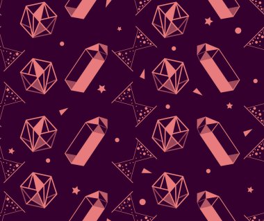 Sihirli simya ve esrarengiz felsefi sihirli taş seti, kum saati. Paketleme, gruplar, web sayfaları, kartvizitler için tarot kartı tasarımı biçiminde kusursuz desen.