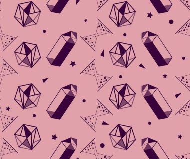 Sihirli simya ve esrarengiz felsefi sihirli taş seti, kum saati. Paketleme, gruplar, web sayfaları, kartvizitler için tarot kartı tasarımı biçiminde kusursuz desen.