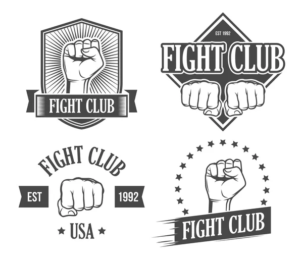 Fiight Club Emblems — стоковый вектор