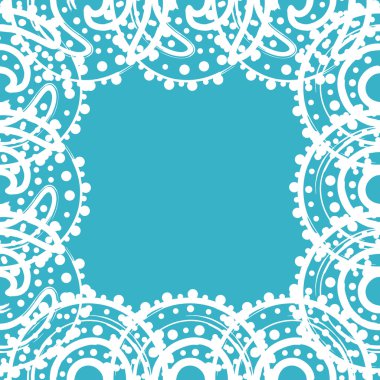 Güzel desenli mavi kış arka plan