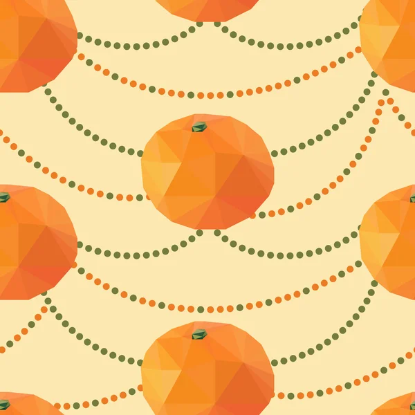 Bakgrund av tangeriner — Stock vektor