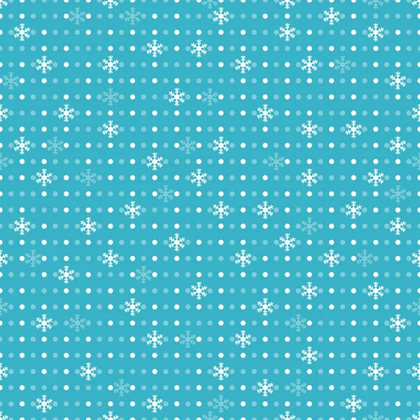 Winter background of snowflakes — Stock Vector
