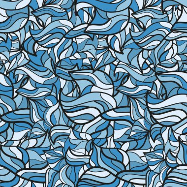 Kış dalgalı arka plan