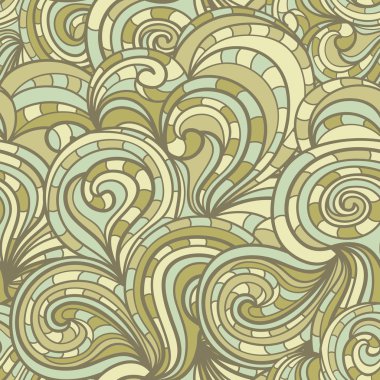 Kıvırcık desen renkli kesintisiz arka plan