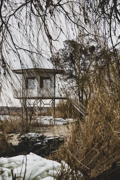 Rettungsschwimmerstand Den Stränden — Stockfoto