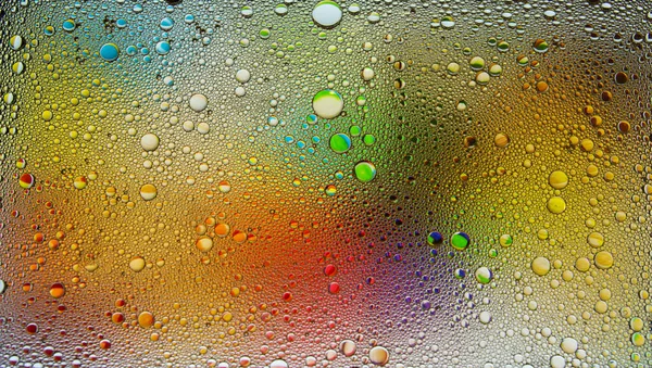 Bulles Colorées Abstraites Congeler Mouvement Des Particules Poussière Couleur Éclaboussure — Photo