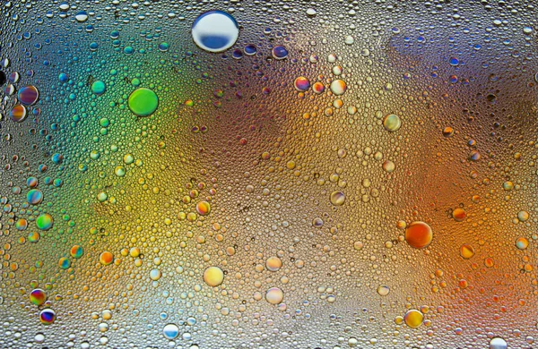 Bulles Colorées Abstraites Congeler Mouvement Des Particules Poussière Couleur Éclaboussure — Photo