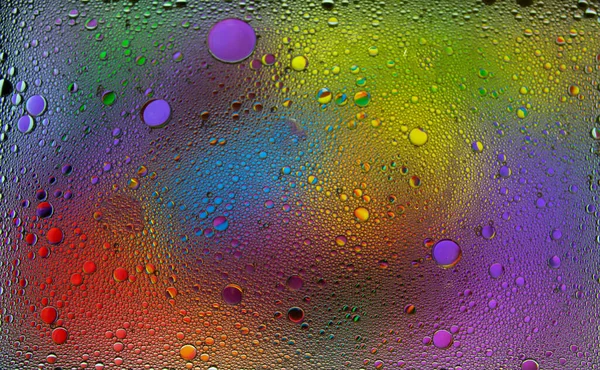 Abstrakte Bunte Blasen Gefrierbewegung Von Farbstaubpartikeln Spritzt Hintergrundbild — Stockfoto
