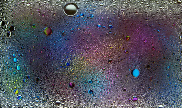 Abstrakcyjne Kolorowe Bąbelki Zamrozić Ruch Kolorowych Cząstek Pyłu Splash Obraz — Zdjęcie stockowe