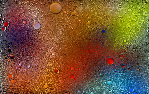 Bulles Colorées Abstraites Congeler Mouvement Des Particules Poussière Couleur Éclaboussure — Photo