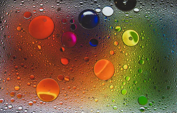 Bulles Colorées Abstraites Congeler Mouvement Des Particules Poussière Couleur Éclaboussure — Photo