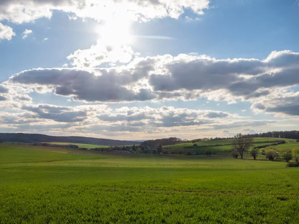 Krajina na jaře — Stock fotografie