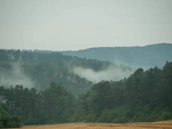 Krajina Barevnými Podzimními Barvami — Stock fotografie