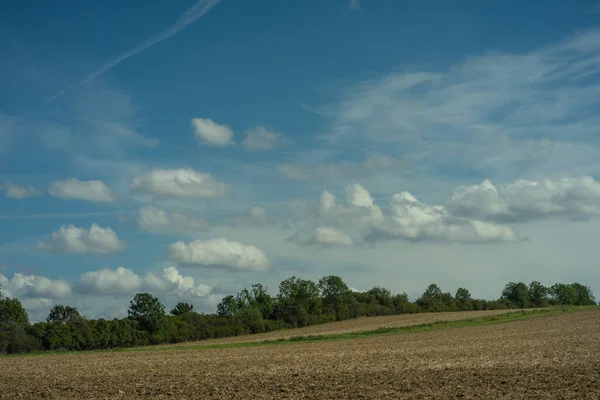 Paysage Aux Couleurs Automnales Colorées — Photo