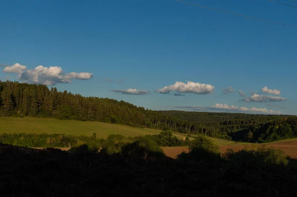 Krajina Barevnými Podzimními Barvami — Stock fotografie