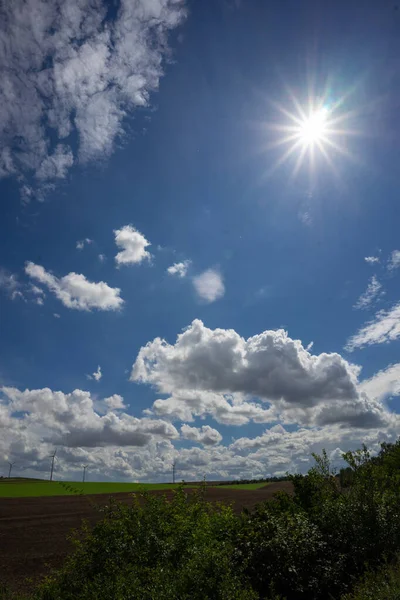 Landschaft Mit Bunten Herbstfarben — Stockfoto