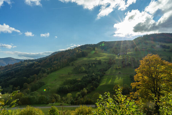 Autumn landscape in the Black Forest