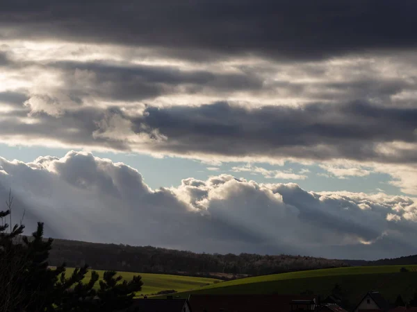 Paysage Début Printemps — Photo