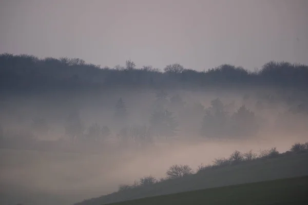 Landschaft Nebel — Stockfoto