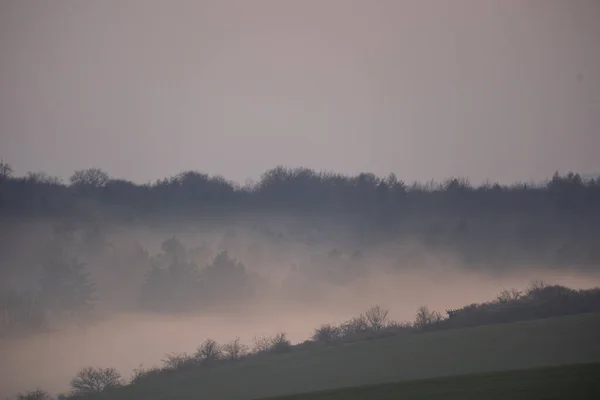 Landschaft Nebel — Stockfoto