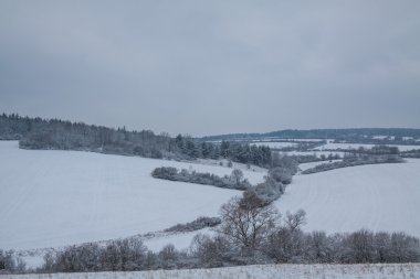 Ocak ayında kış manzara