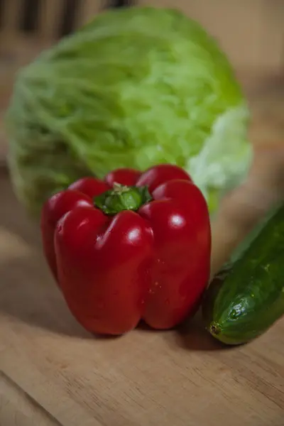 Verschillende salade ingrediënten — Stockfoto