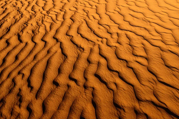 Sfondo texture di sabbia sul deserto Wadi Rum — Foto Stock