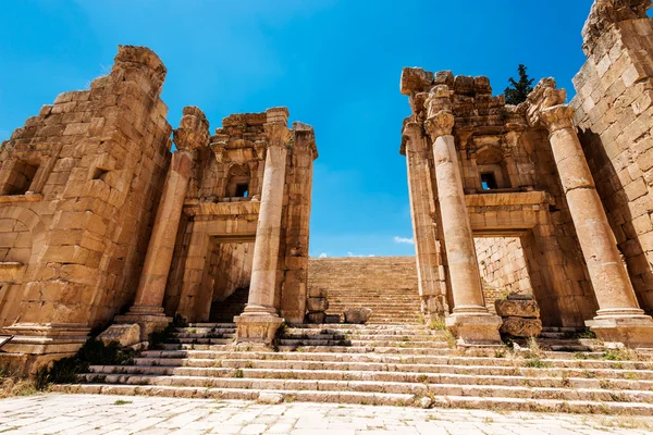 Ruinas romanas en Jerash — Foto de Stock